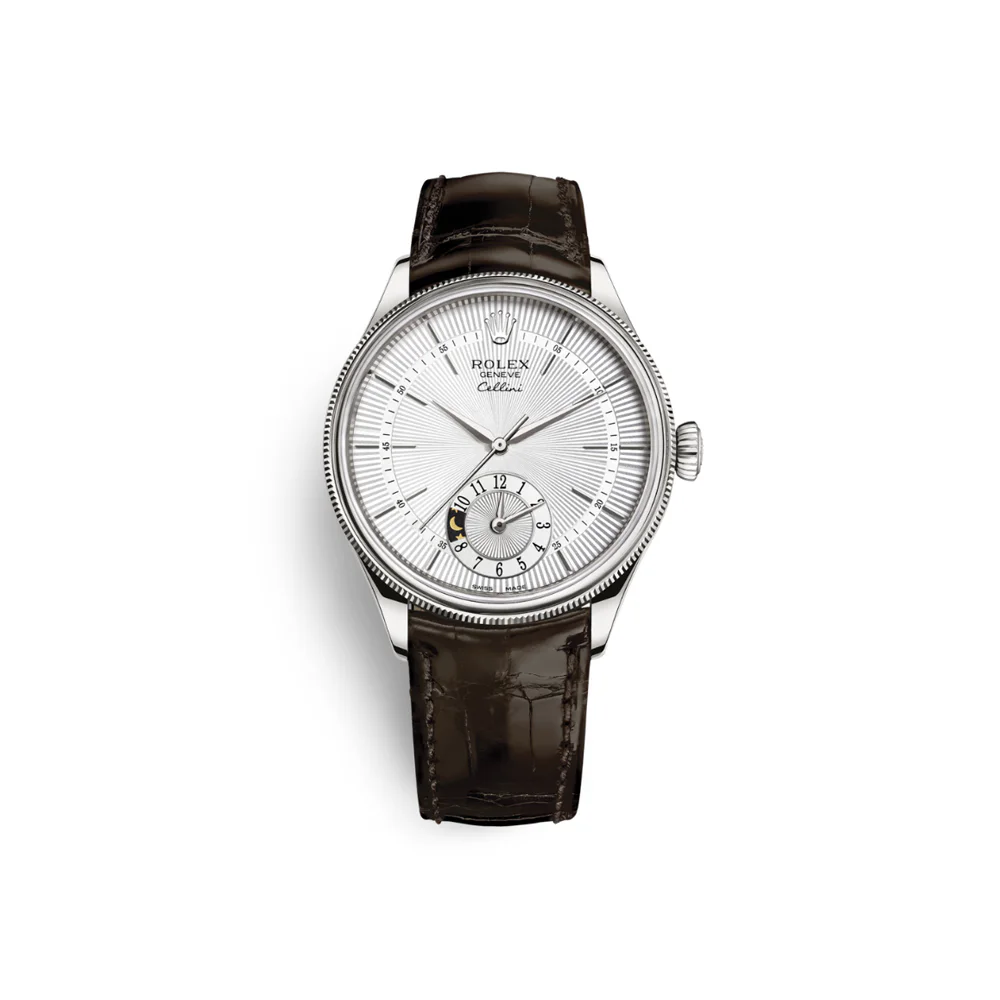 Rolex Cellini Dual Time Silver Dial